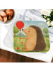 Mr. & Mrs. Panda Topflappen Igel Luftballon Design ohne Spruch in Weiß