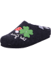 Tofee Pantoffel in schwarz