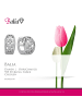 BALIA Silber 925 Damen Creolen Fantasie Ohrring ca. 1,3cm