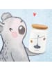 Mr. & Mrs. Panda Vorratsdose Sternzeichen Waage ohne Spruch in Weiß