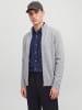 Jack & Jones Strickjacke in Light Grey Melange