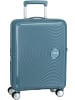 American Tourister Handgepäck SoundBox Spinner 55 EXP in Stone Blue