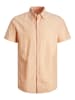 JACK & JONES PLUS Hemd in Apricot Ice