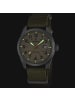 Festina Herrenarmbanduhr Quarz Khakifarben mit Saphirglas Braun / Grün / Silber