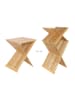 relaxdays Pflanzenhocker in Natur - (B)40 x (H)44 x (T)33 cm