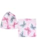 TupTam Unisex Kinder Beanie Mütze Schlauchschal Set in anthrazit-kombi