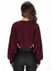 faina Women Sweater in burgundy