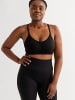 Erlich Textil  Lula Sport Bralette bügellos mittlerer Halt aus recyceltem Polyamid in schwarz