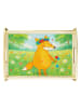 Mr. & Mrs. Panda betttablett Fuchs Blumen Design ohne Spruch in Weiß