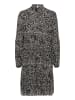 Kaffe Kleid KAriani Loose fit in Black/Turtledove Graphic Dot