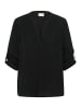 Kaffe Langarm-Bluse KAmalle Loose fit in Black Deep