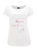 Laura Scott Shirtbluse in weiß-pink