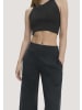 Hessnatur Hessnatur Hose Wide Leg ACTIVE WOOL aus Bio-Merinowolle in schwarz