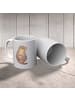 Mr. & Mrs. Panda Kindertasse Otter Muschel ohne Spruch in Grau Pastell