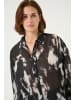 Kaffe Kleid KAaska Loose fit in Black/Grey Blurry Graphics