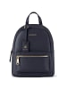 Lazarotti Bologna Leather City Rucksack Leder 27 cm in navy