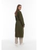 RISA Damen Trenchcoat Mit Taillengürtel in Oliv
