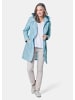 GOLDNER Trendiger leichter Regen Parka aus funktionalem Material in eisblau