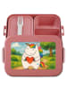 Mr. & Mrs. Panda MEPAL Bentobox Einhorn Herz Design ohne Spruch in Rot Pastell