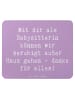 Mr. & Mrs. Panda Mouse Pad Spruch Babysitter Dank mit Spruch in Lavendeltraum