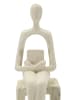 Mauro Ferretti Statuette aus cremefarbenem Kunstharz, 8,5 x 6,5 x 24 cm