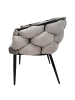 Qiyano 2er-Set Lounge-Stuhl Kaipo in Braun