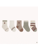 MUNADUNA 5er-Set 'Q' Baby Socken