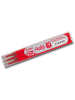 PILOT Tintenroller Nachfüllmine Frixion Point 0,3mm rot Packung mit 3 Stück