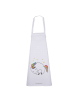 Mr. & Mrs. Panda Küchenschürze Einhorn Nacht ohne Spruch in Weiß