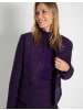 More & More Boucléblazer in pure purple