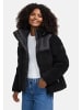 Kapuzenplüschjacke Kaguraa 16 in Black