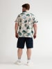 Petrol Industries Shirt in Übergröße mit Allover-Print Nomad in Braun