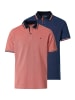 Redmond Poloshirt Basic in Hellrot / blau
