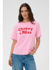 Kaffe T-Shirt kurzarm KAcherie Regular fit in Pink Frosting
