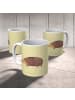 Mr. & Mrs. Panda Kindertasse Igel Herzen ohne Spruch in Gelb Pastell