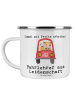 Mr. & Mrs. Panda Camping Emaille Tasse Fahrlehrer Leidenschaft m... in Weiß