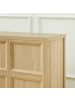 ABRIHOME Sideboard in Eiche hell mit Tip On Öffnung Soft Close 160x40x80 cm