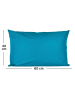 JACK 2er Set Outdoor Kissenhülle 40x60cm Uni in Petrol