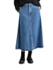 Marc O'Polo Wadenlanger Jeansrock A-Shape in Bright Blue