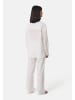 CASH-MERE.CH Ramie Bluse Oversize Style in Weiss