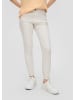 QS Jeans-Hose 7/8 in Creme