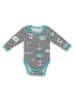 Schlummersack Bio Baby-Bodys langarm 3er-Pack in Grau