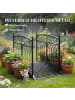 Outsunny Gartenbrücke in Schwarz 135,5L x 74B x 91H cm