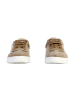 Victoria Niedrige Sneaker aus Leder Braun