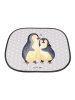 Mr. & Mrs. Panda Auto Sonnenblende Pinguine Einschlafen ohne Spruch in Grau Pastell