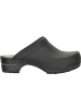 Sanita Comfortwear Clog "Wood-Chrissy Open" in Schwarz
