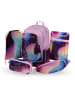 BAAGL 5-tlg. Set: Schulrucksack Cubic in Rosa Lyra
