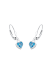 Prinzessin Lillifee Ohrhänger Silber 925, rhodiniert in Blau