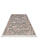 Wecon Home Teppich "London Red" in Creme Beige/Rot/Schwarz