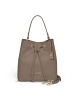 Lazarotti Bologna Leather Beuteltasche Leder 25 cm in taupe